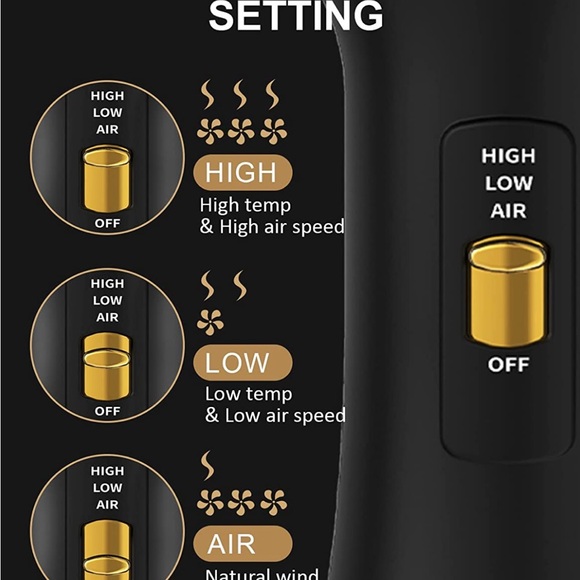 Landot blow drying hairbrush! New in box - Picture 4 of 4